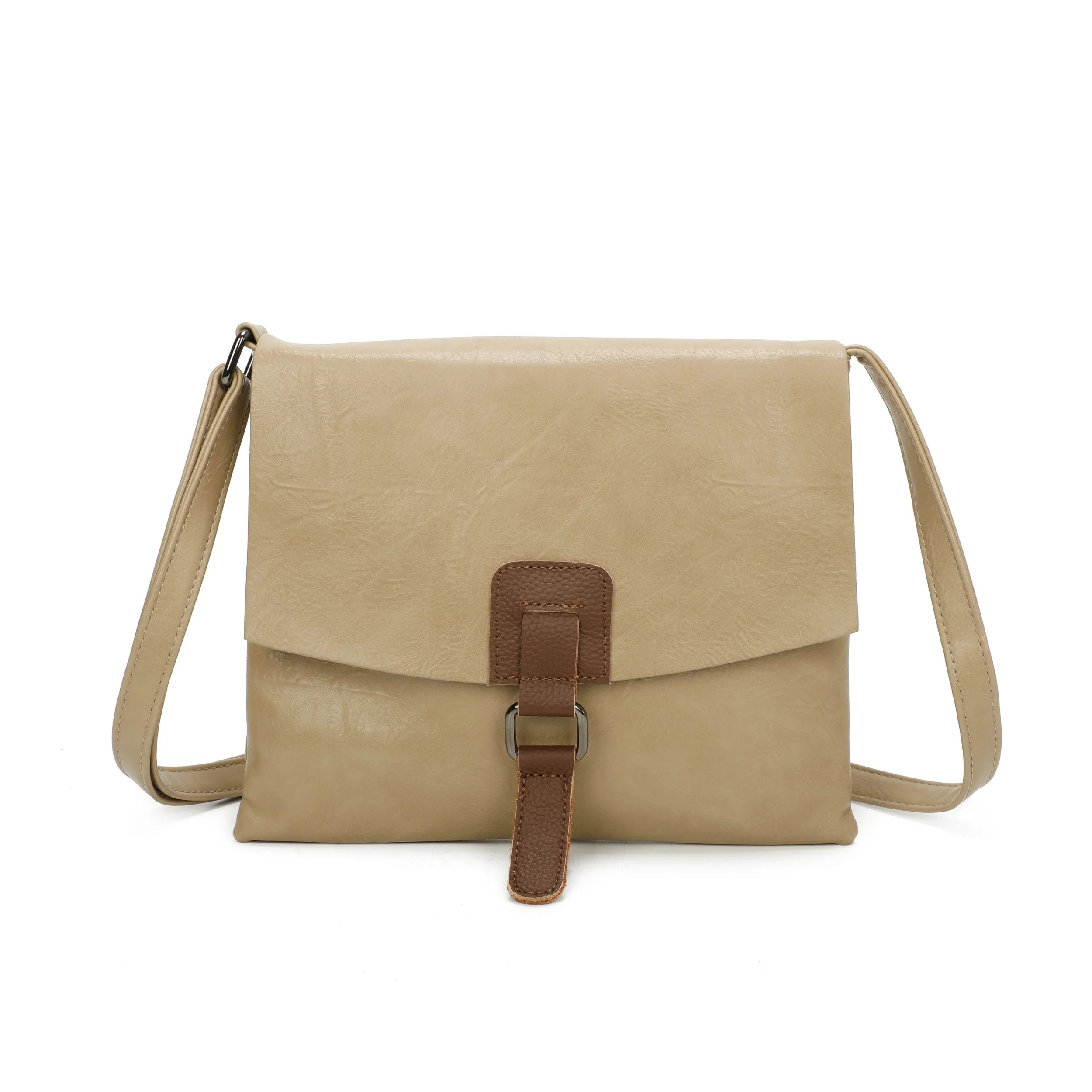 Beige shop satchel bag